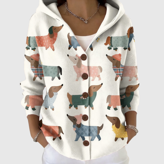Moxley™ Luxe Knit Hoodie in Snow