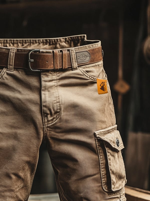 Moxley™ | Retro Vintage cargo shorts with multiple pockets