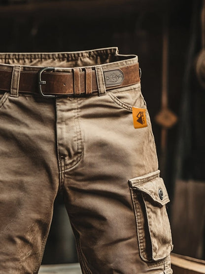 Moxley™ | Retro Vintage cargo shorts with multiple pockets
