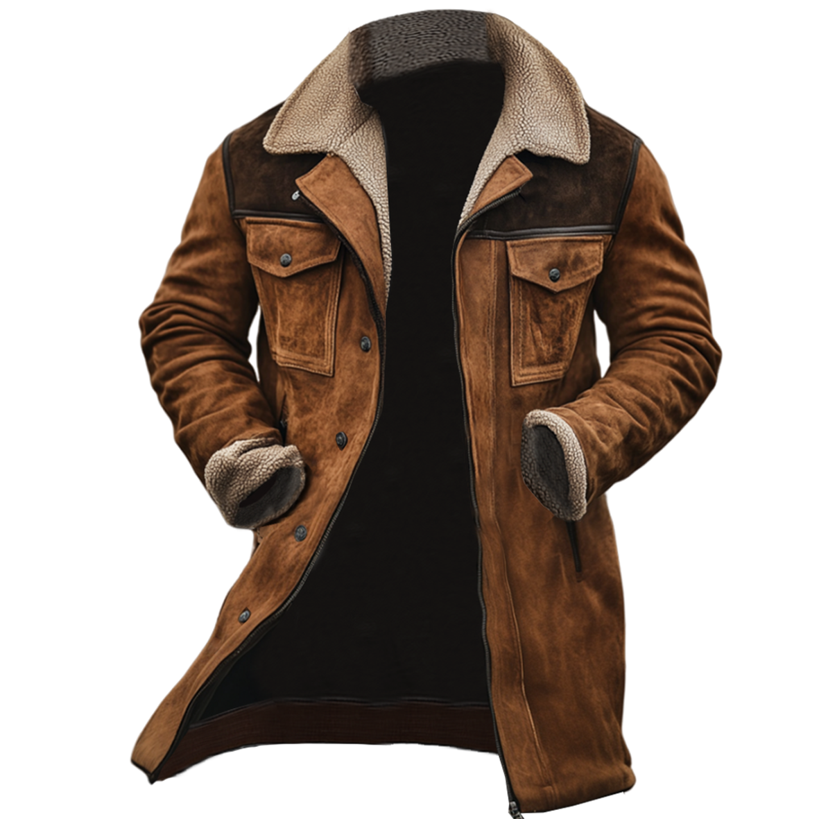 Moxley™ Valero Lyon | Luxe Urban Aviation Coat Crafted from Premium Wool