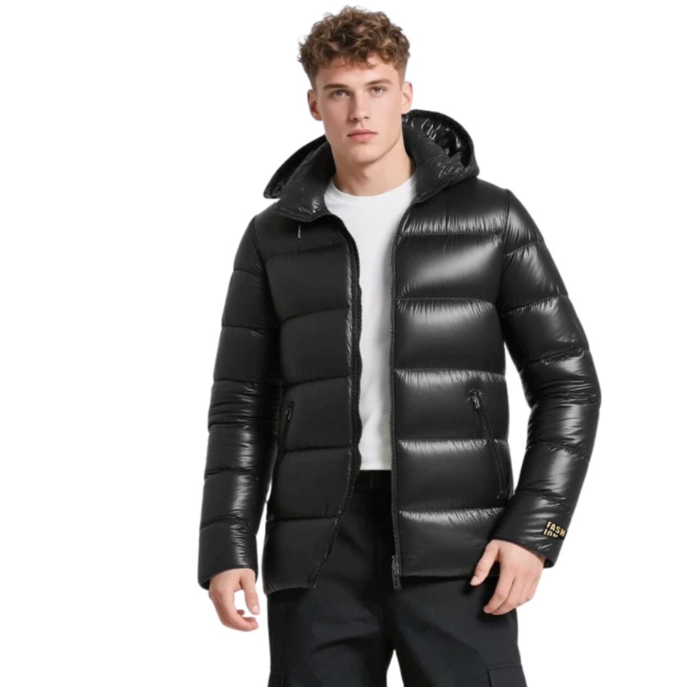 Moxley™ | Exquisite Men's Puffer Jacket - A Statement of Luxury and Style