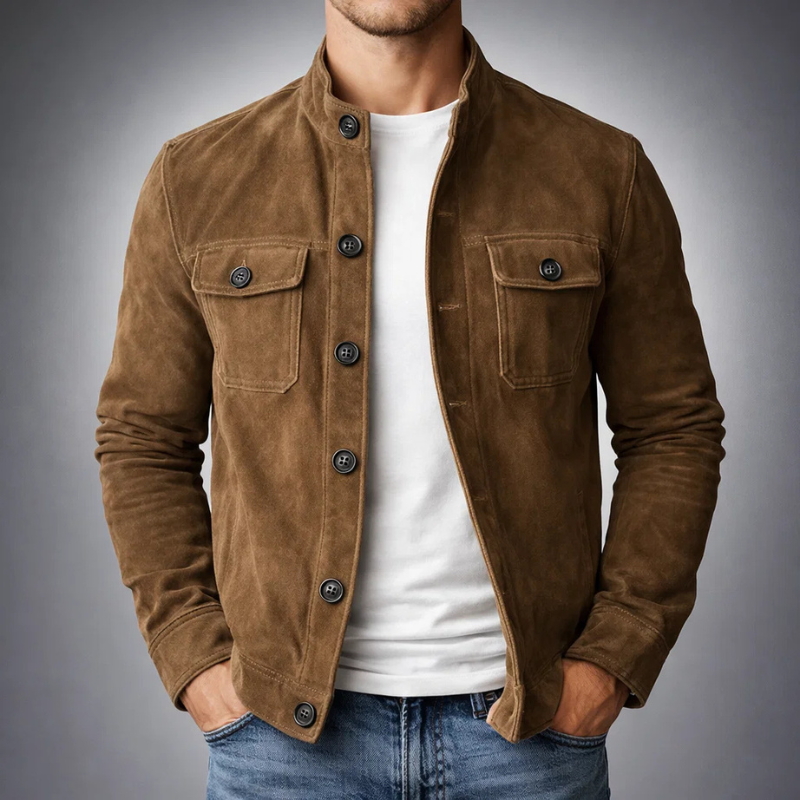 MOXLEY™ | Oxford Luxe Suede Jacket