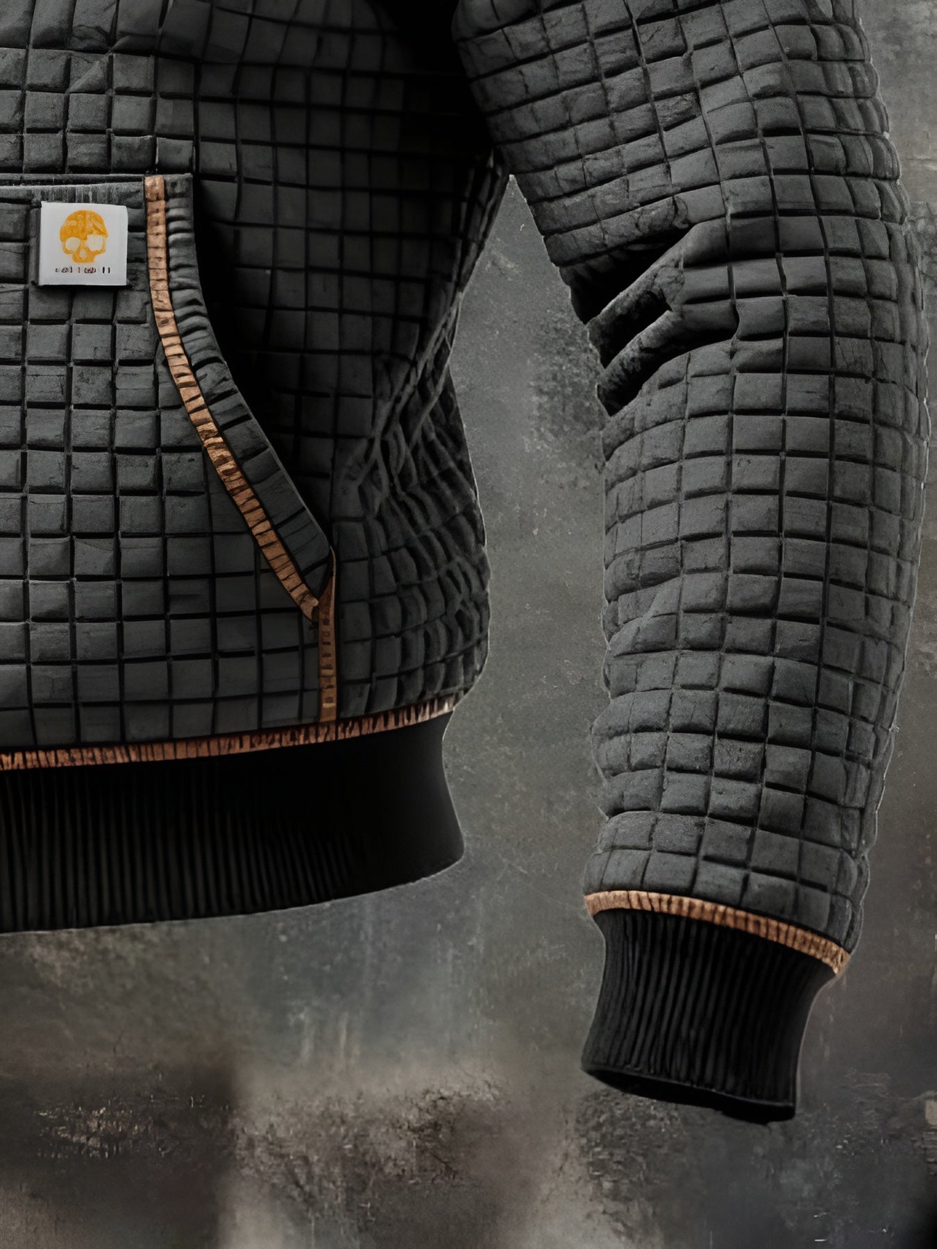 Moxley™ Valero Lyon | Luxe Graphite Quilted Jacket
