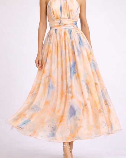 Moxley™ | Savenora Silk-Touch Dress Floral Muse