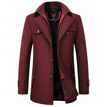 Moxley™ Valero Lyon | Exquisite Men's Overcoat