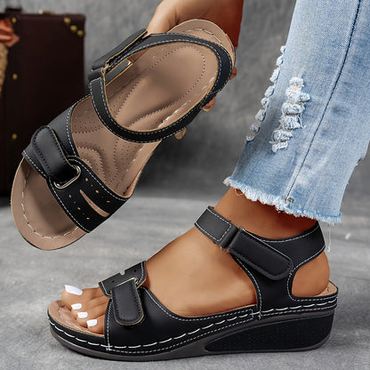 Moxley™ Janet  | Soft-Step Summer Wedge Sandals