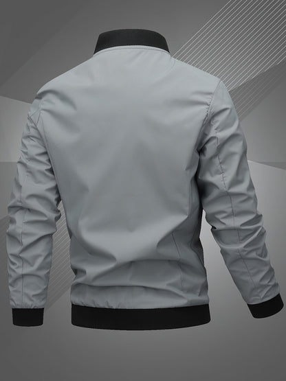 Moxley™ | Luxe Long Sleeve Bomber Jacket