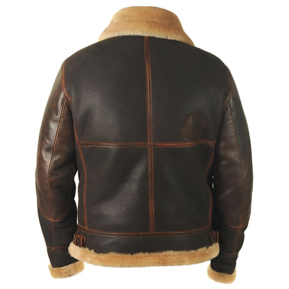 Moxley™ Kevin | Leather Pilot Aviator Jacket