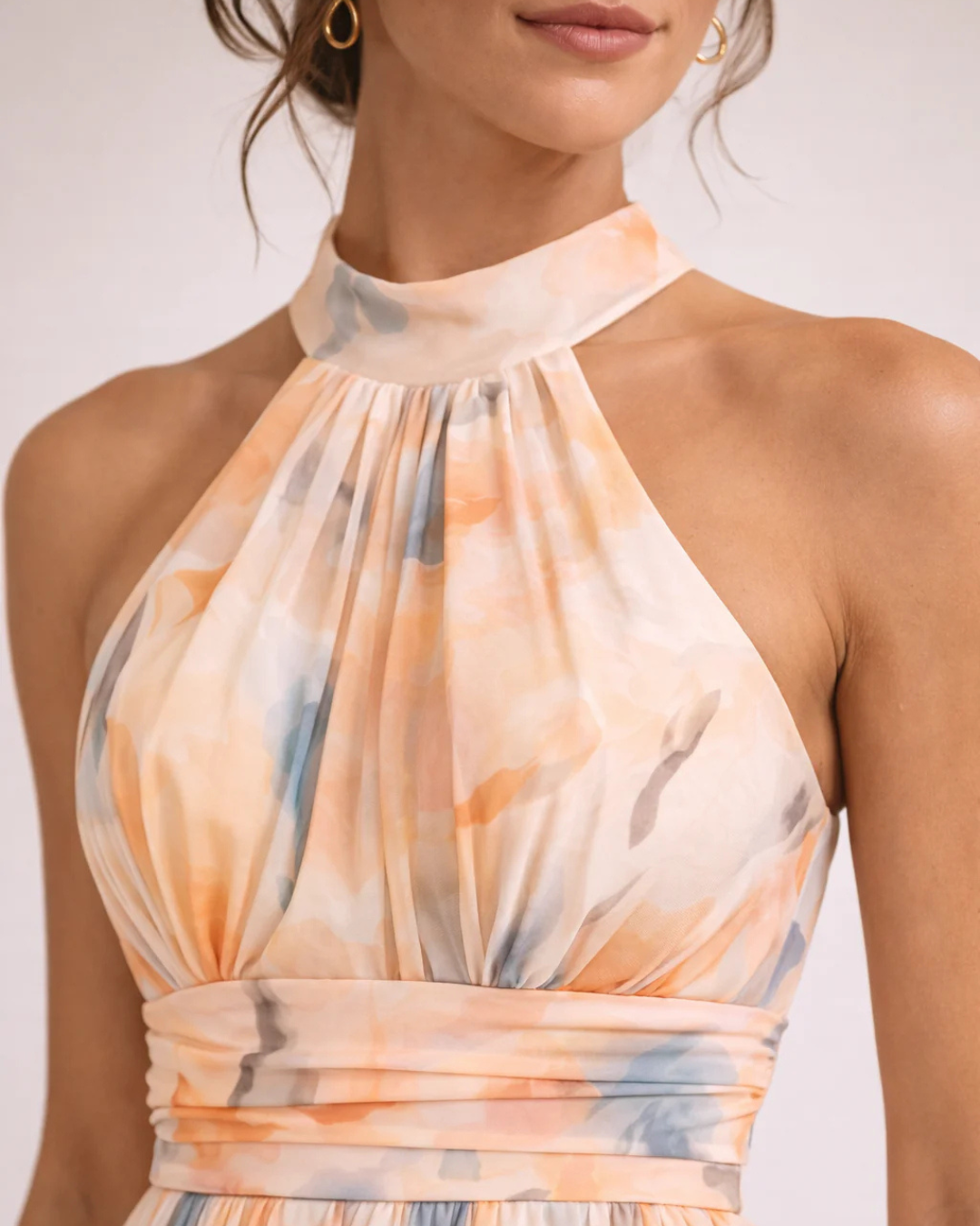 Moxley™ | Savenora Silk-Touch Dress Floral Muse