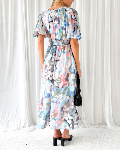 Celine | Women's Dress with Floral Pattern