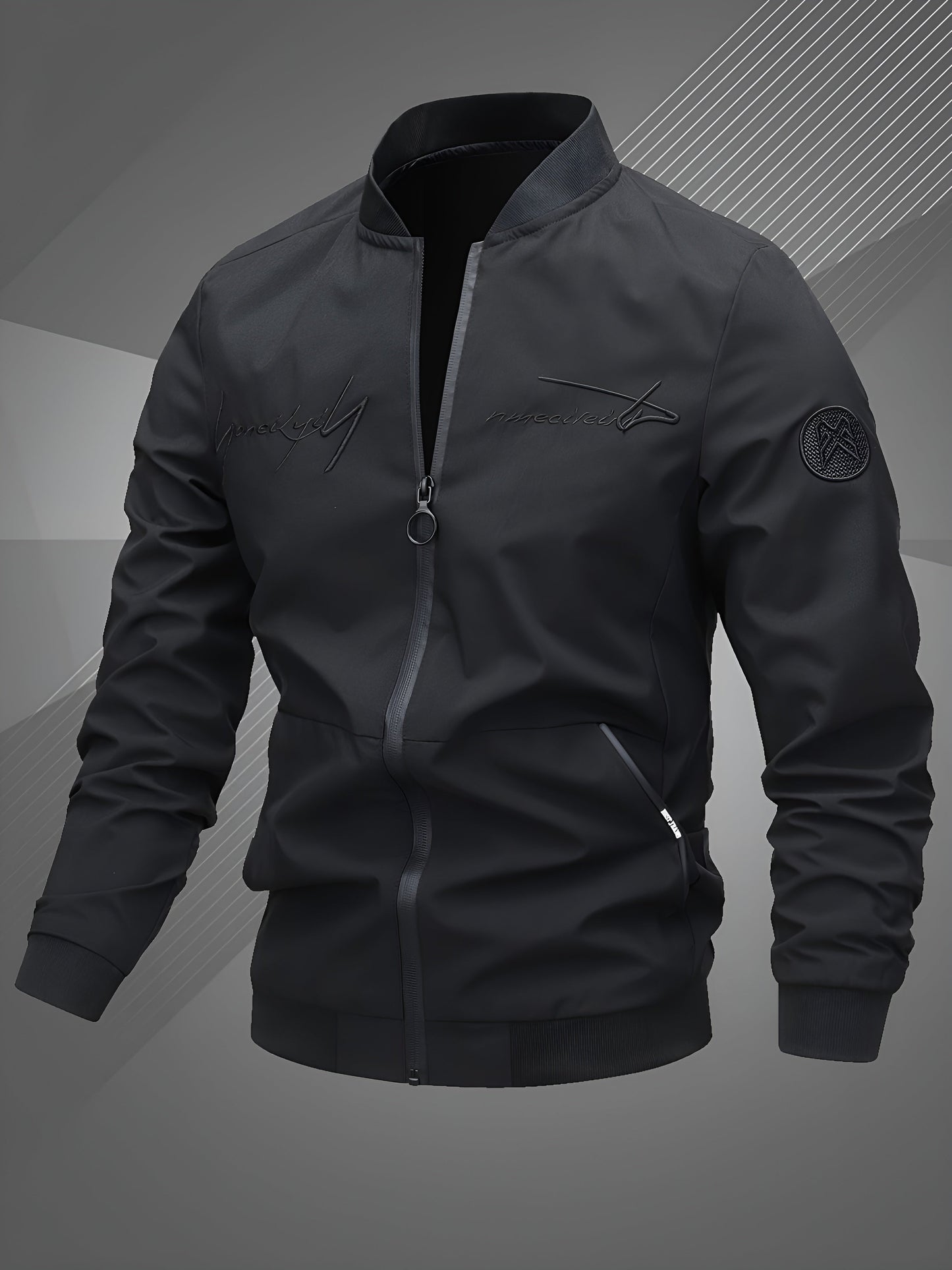 Moxley™ | Luxe Long Sleeve Bomber Jacket