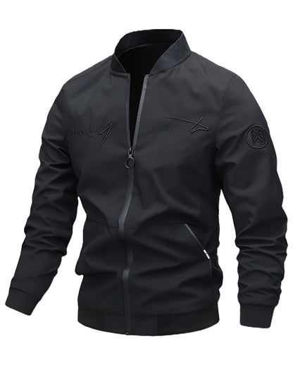 Moxley™ | Luxe Long Sleeve Bomber Jacket