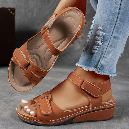 Moxley™ Janet  | Soft-Step Summer Wedge Sandals