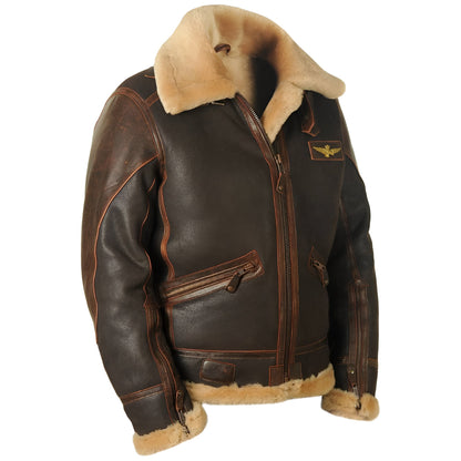 Moxley™ Kevin | Leather Pilot Aviator Jacket