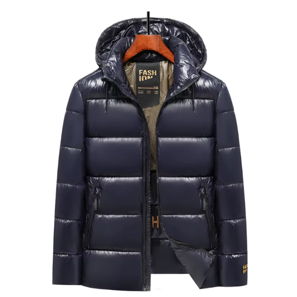 Moxley™ | Exquisite Men's Puffer Jacket - A Statement of Luxury and Style