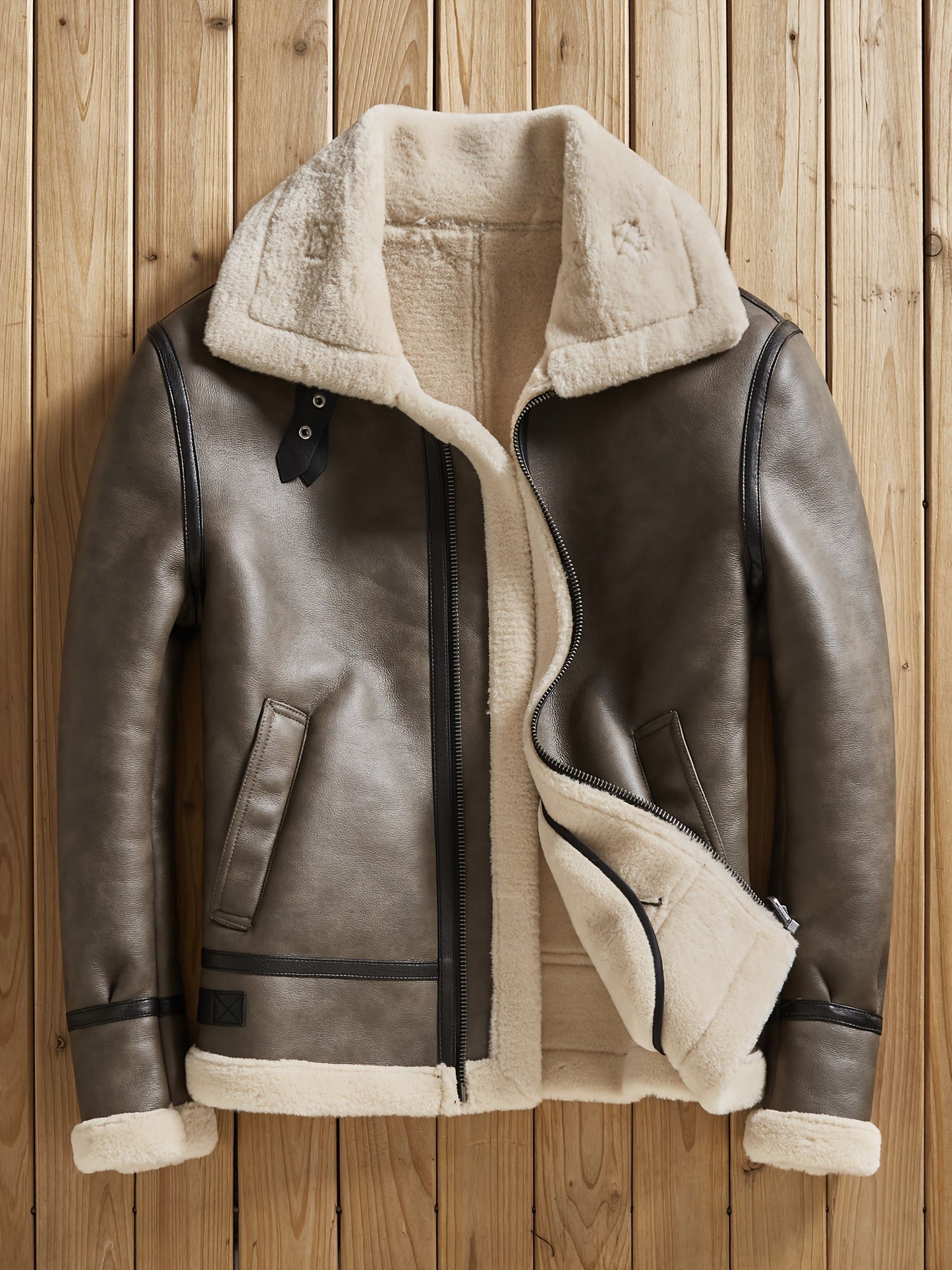Moxley™ Valero Lyon | Luxe Warm Motorcycle Jacket for Autumn & Winter