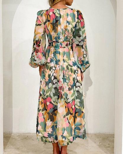 Celine | Women's Dress with Floral Pattern