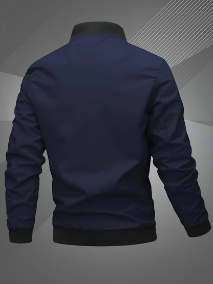 Moxley™ | Luxe Long Sleeve Bomber Jacket