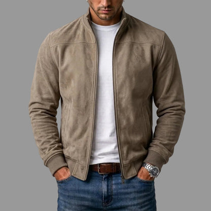 Moxley Johnstone™ | Suede Bomber Jacket