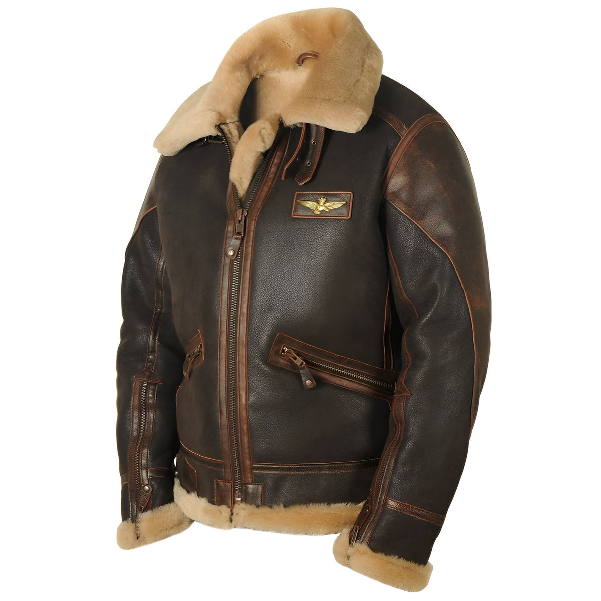 Moxley™ Kevin | Leather Pilot Aviator Jacket