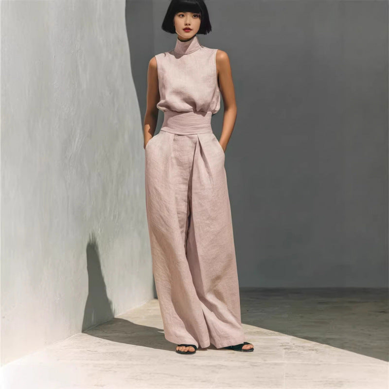 Moxley™ Class & Elegance | Mona Sleeveless Linen Set