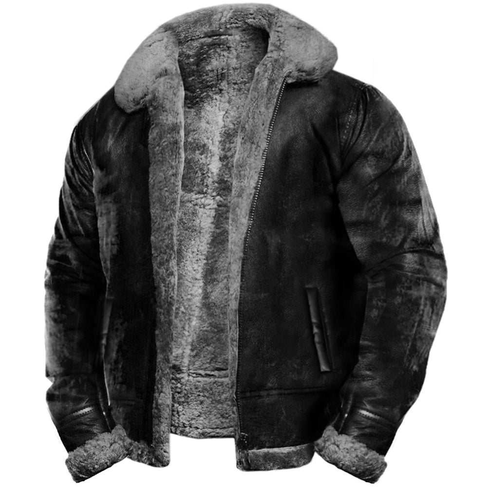Moxley™ Valero Lyon | Luxe Aviator Jacket with Premium Wool Lining