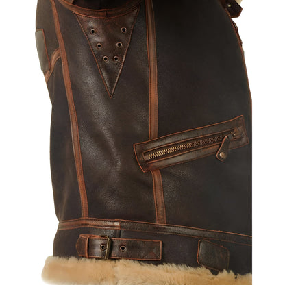 Moxley™ Kevin | Leather Pilot Aviator Jacket