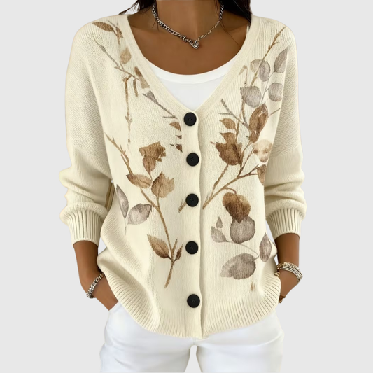 Moxley™ Luxe Knitted Jacket with Elegant Button Accents