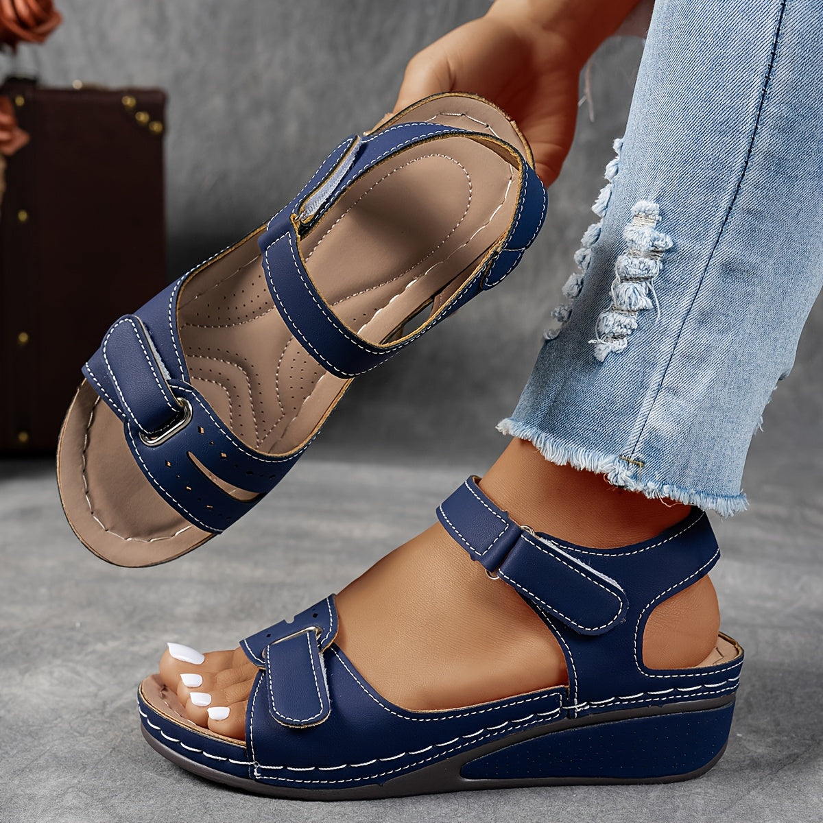 Moxley™ Janet  | Soft-Step Summer Wedge Sandals