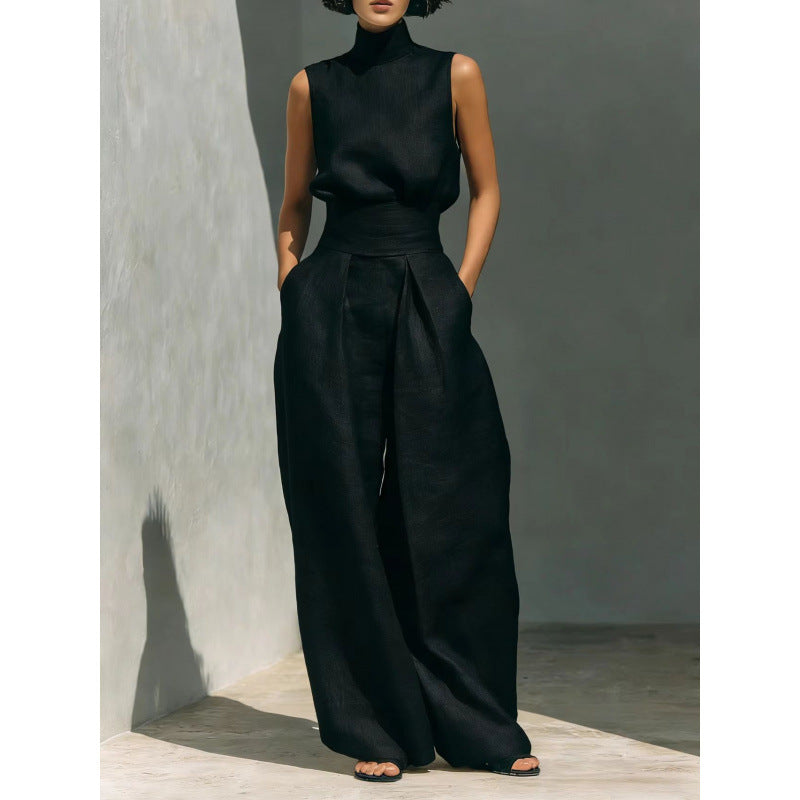 Moxley™ Class & Elegance | Mona Sleeveless Linen Set