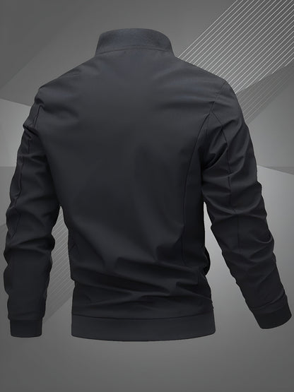 Moxley™ | Luxe Long Sleeve Bomber Jacket