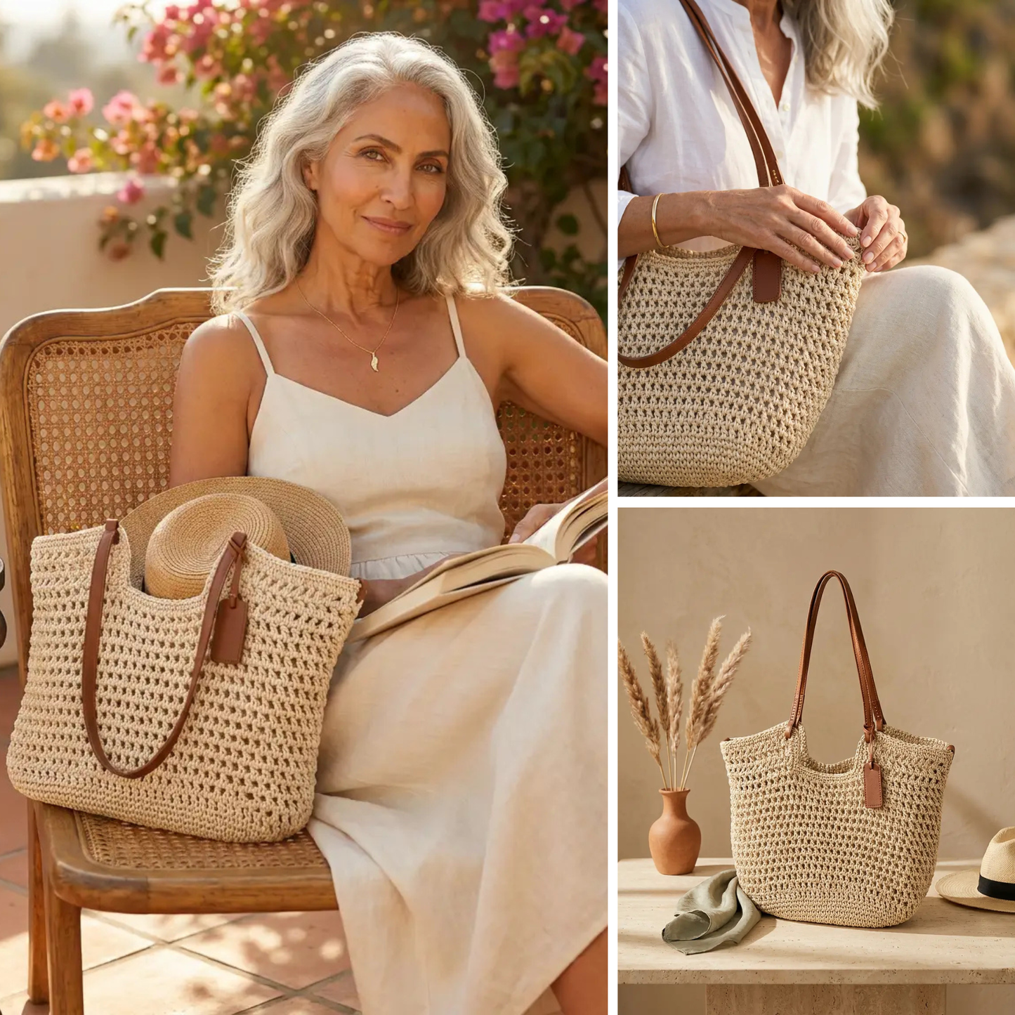 Moxley™ Kirby | The Handwoven Crochet Tote Bag