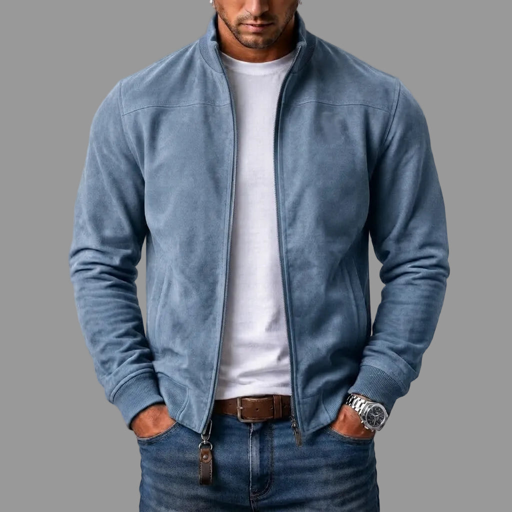 Moxley Johnstone™ | Suede Bomber Jacket