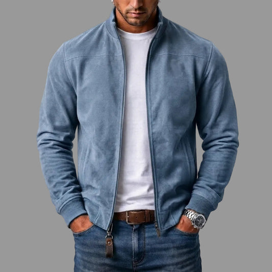 Moxley Johnstone™ | Suede Bomber Jacket