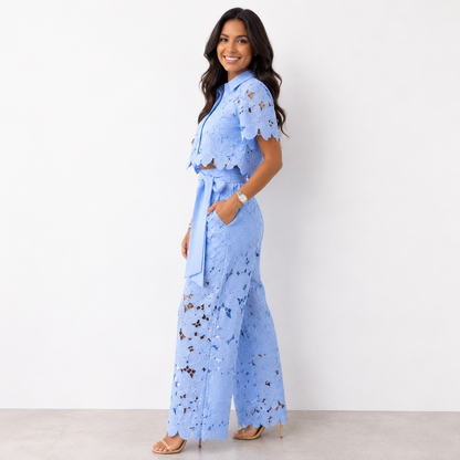 Moxley™ Roxy | Ladies Elegant Star Flower Two-Piece Set