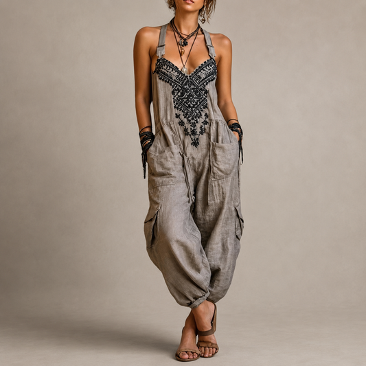 Moxley™ Astrid –  Silhouette Bohemian Jumpsuit