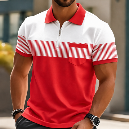 Moxley™ Mason | Elegant Zip Polo