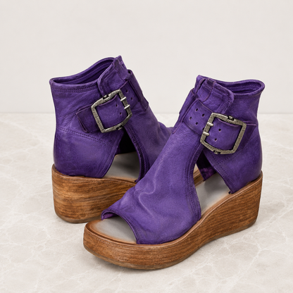 Rocca | Handmade faux leather sandals