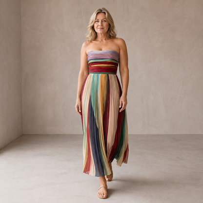 Moxley™ Evelyn | Elegant Floral Wrap silhouette