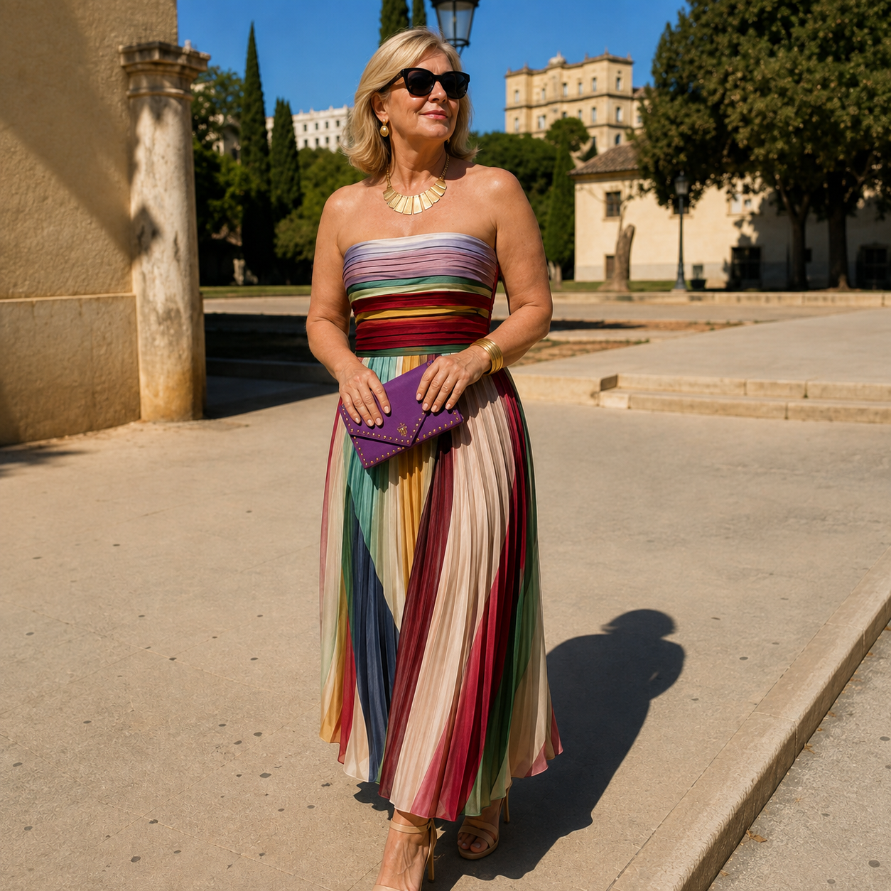 Moxley™ Evelyn | Elegant Floral Wrap silhouette