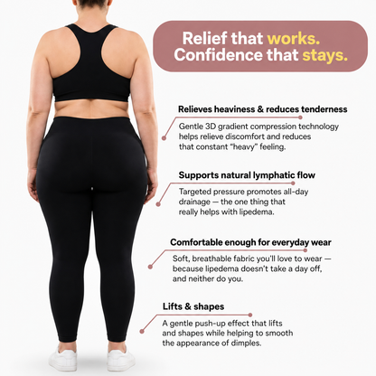 Moxley™ 3D Leggings – Naturally Say Goodbye to the Pain and Swelling of Lipoedema