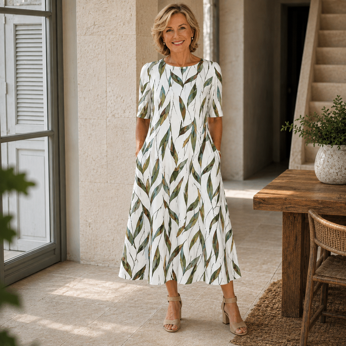 Moxley™ Debra | The Kensington Midi Flowing Silhouette