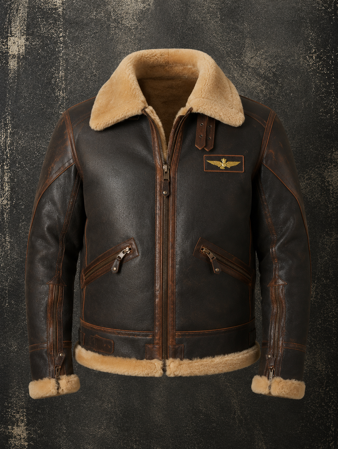 Moxley™ Kevin | Leather Pilot Aviator Jacket
