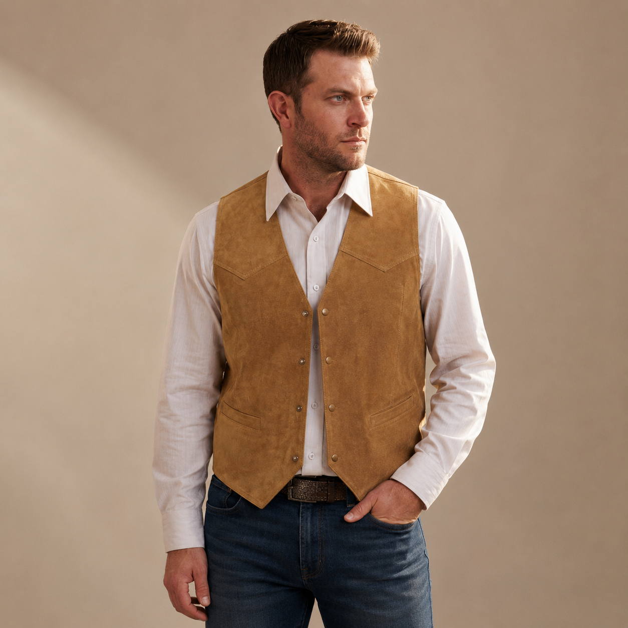 Moxley™ - Giorgio Luxe Suede Waistcoat