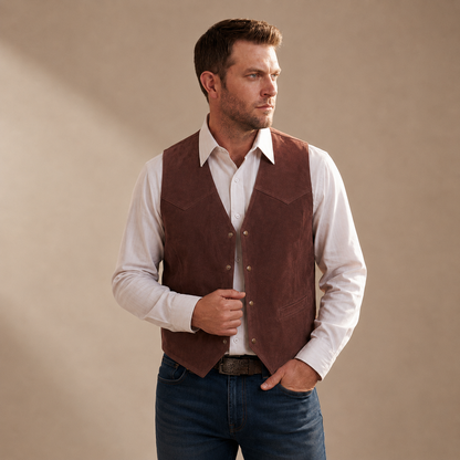 Moxley™ - Giorgio Luxe Suede Waistcoat