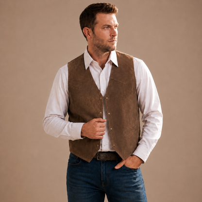 Moxley™ - Giorgio Luxe Suede Waistcoat
