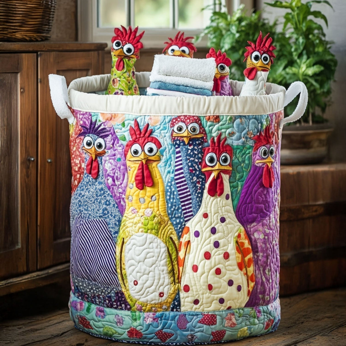 Moxley™ Clara | Exquisite Handcrafted Quilted Basket