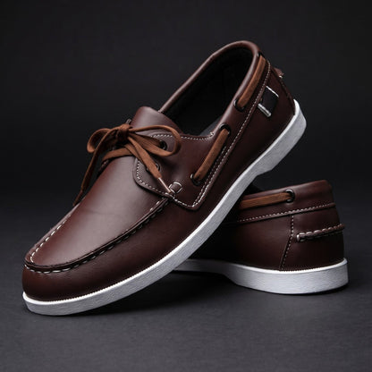 Moxley™ | The Henley Leather Deck Shoe