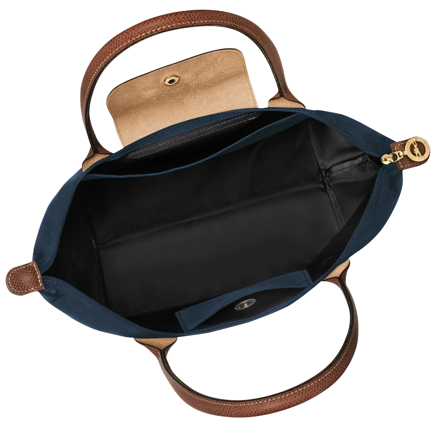 Moxley™ Madeleine | Luxe Medium Foldable Tote in Navy Blue