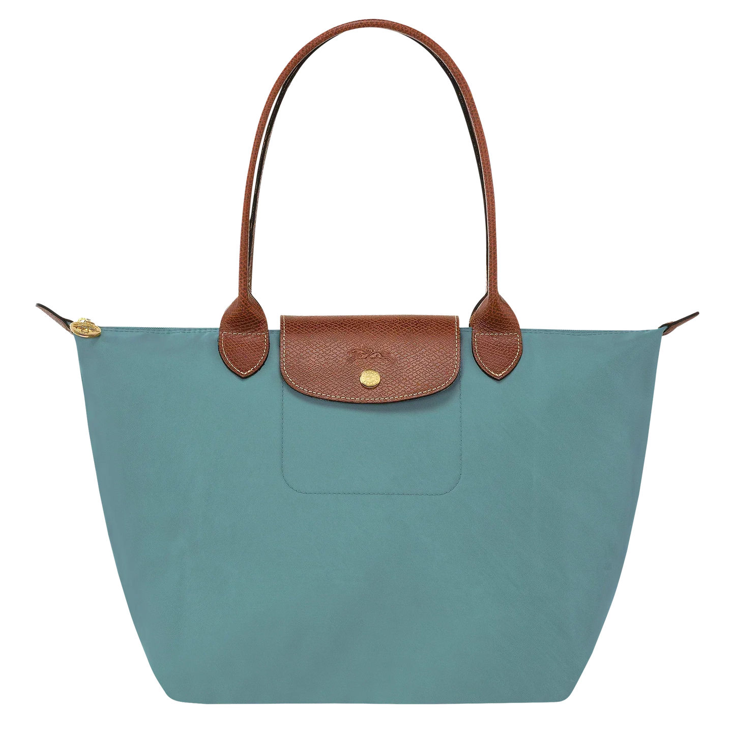 Moxley™ Madeleine | Luxe Medium Foldable Tote in Eucalyptus Green